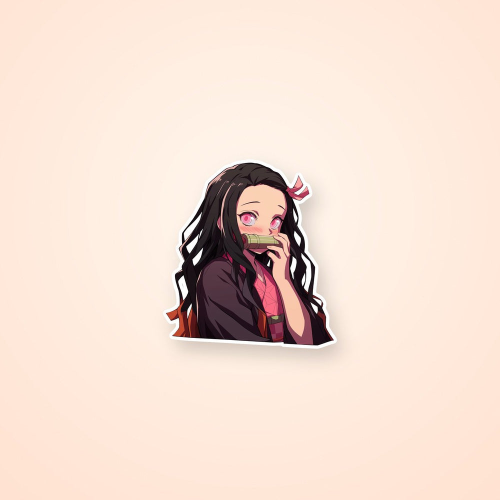 Nezuko Demon Slayer Cool Anime Sticker