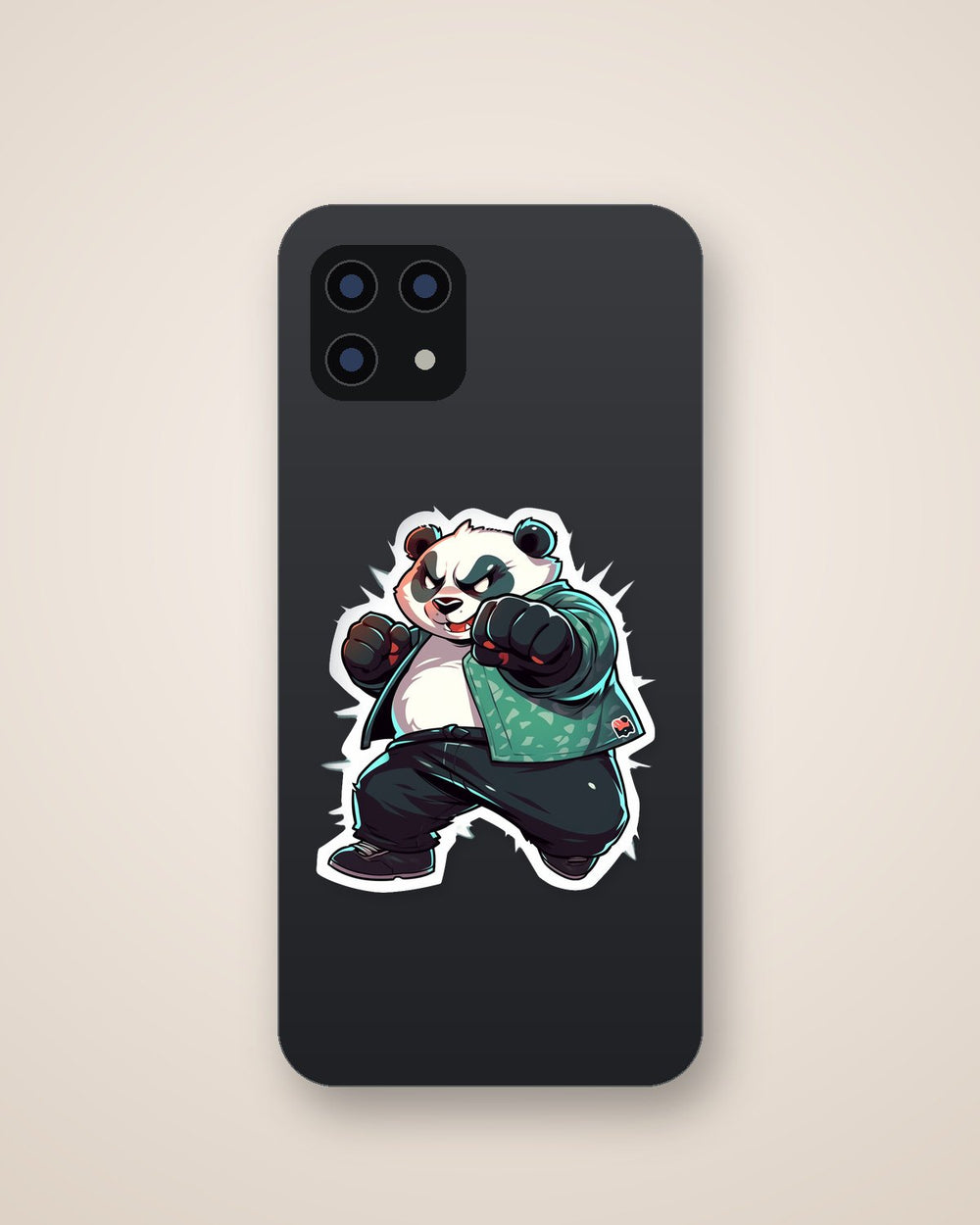 Cool Panda Training Strikes Sticker