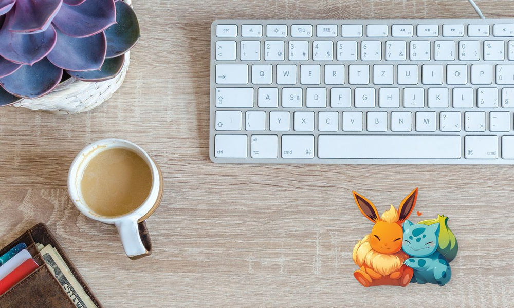 Flareon & Bulbasaur Friendship Sticker