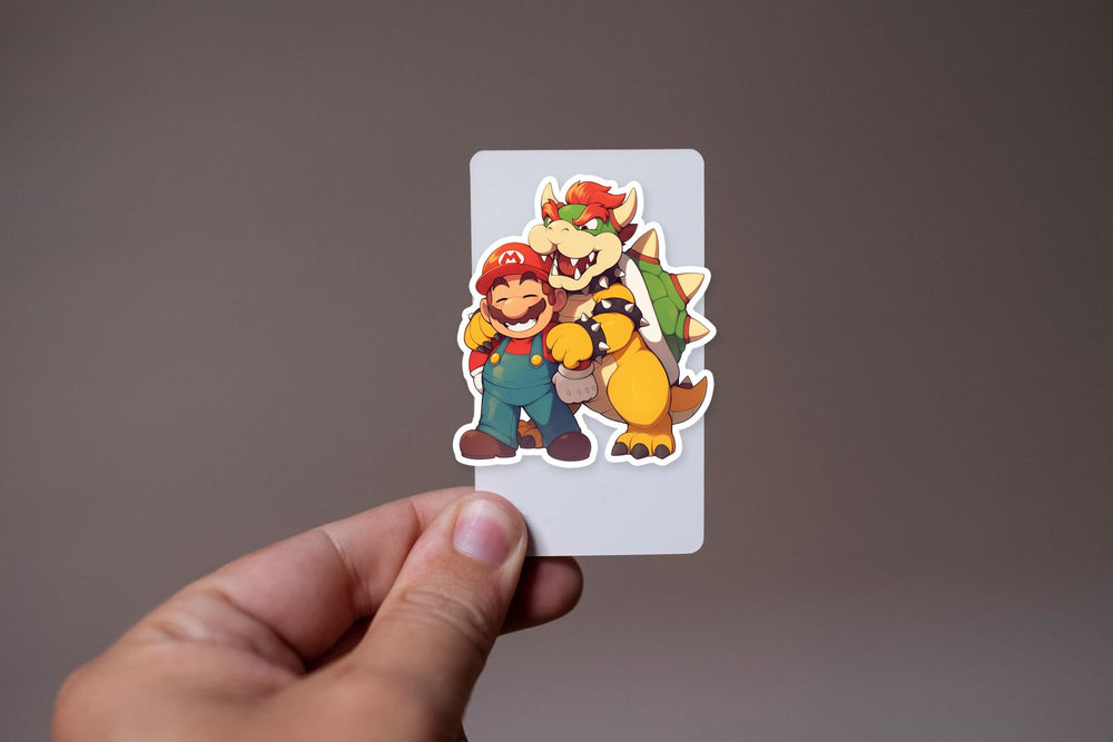 Super Mario & Bowser Friendship Sticker