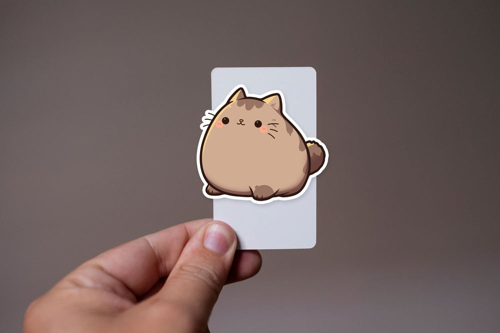 Pusheen Chubby Cat Cute Sticker