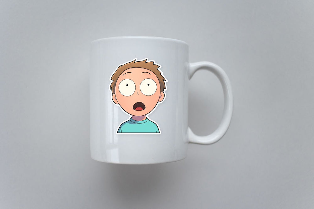Surprised Morty Smith Sticker