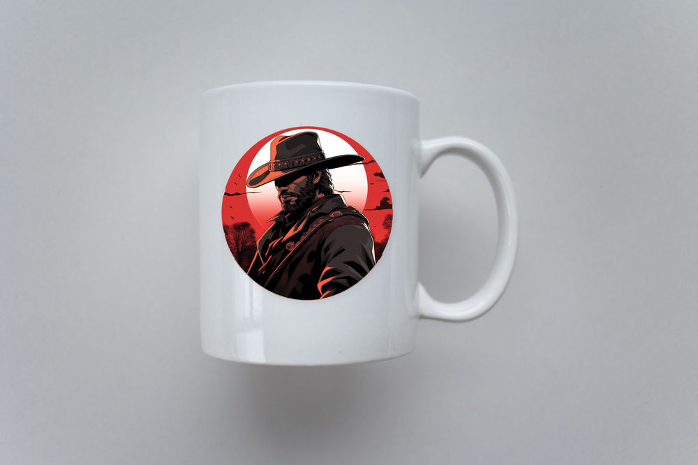 Rdr Arthur Morgan Red Round Sticker