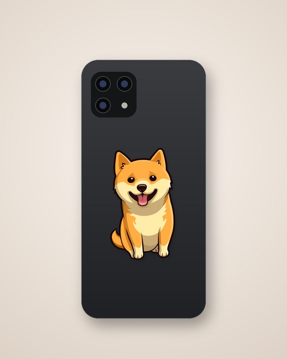 Cartoon Shiba Inu Dog Sticker