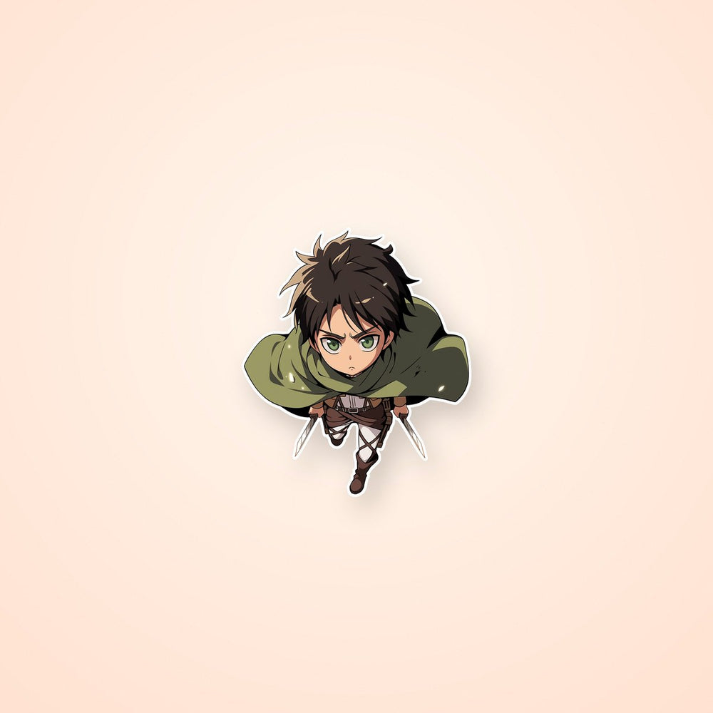 Attack on Titan Running Eren Yeager Sticker
