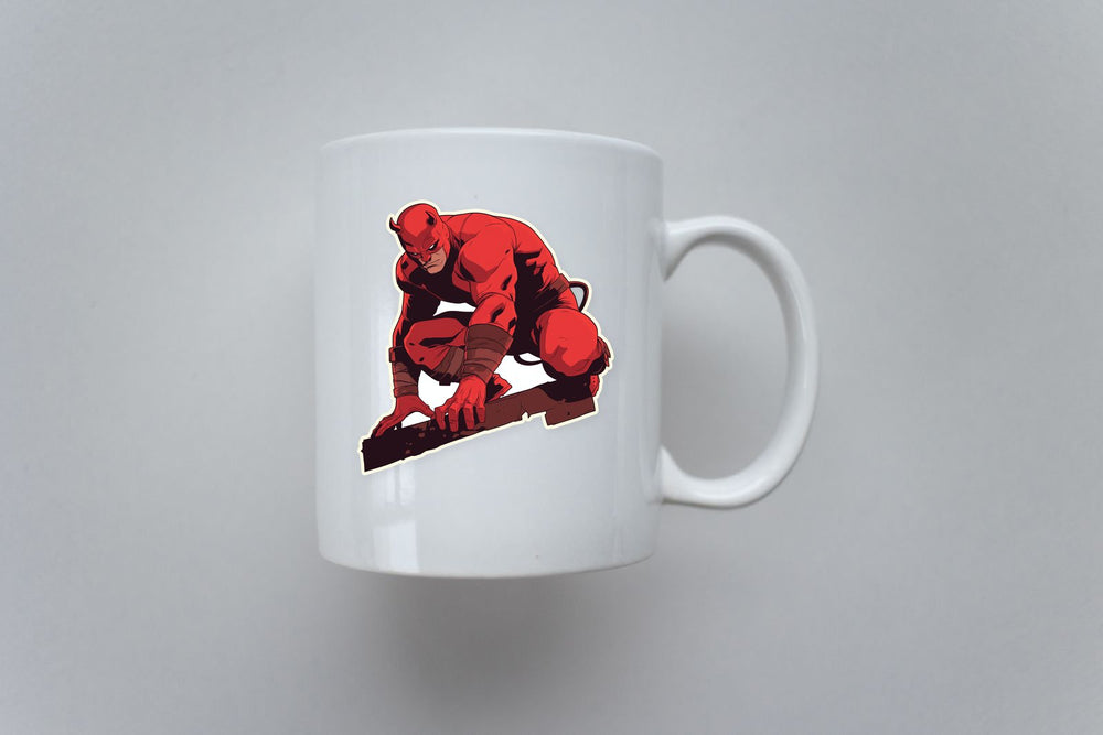 Daredevil Retro Comic Marvel Superhero Sticker