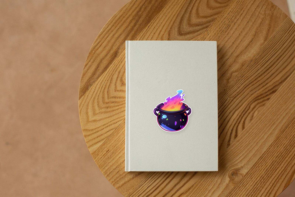 Colorful Bubbling Cauldron Sticker