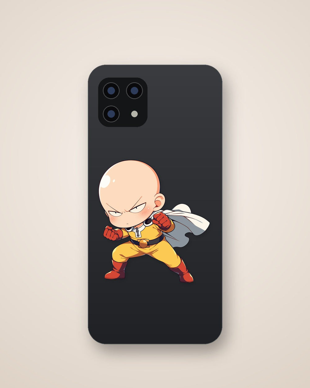 Chibi Saitama Determined Stance Sticker
