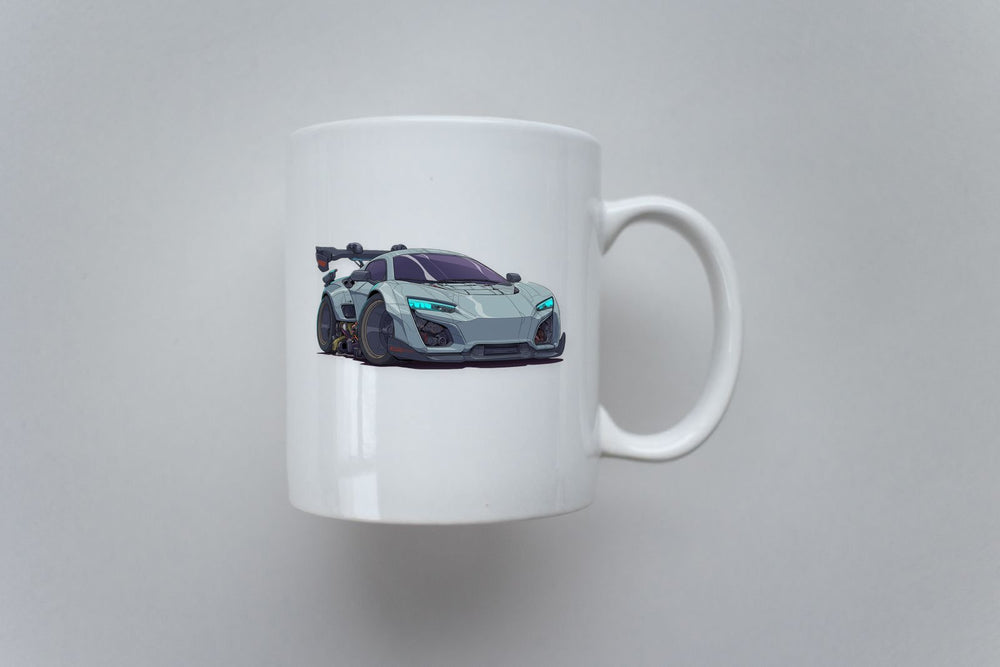 Cyberpunk Racing Car Sticker