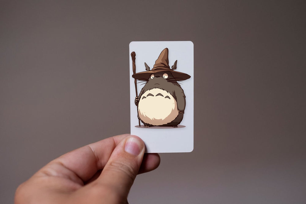 Funny Totoro Gandalf Hat Sticker