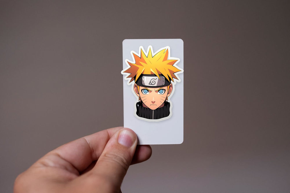 Serious Naruto Head Sticker