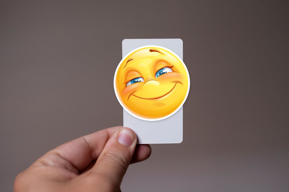 Smiley Face Wavy Emoticon Sticker
