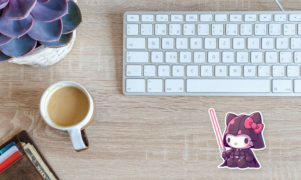 Hello Kitty Darth Vader Sticker