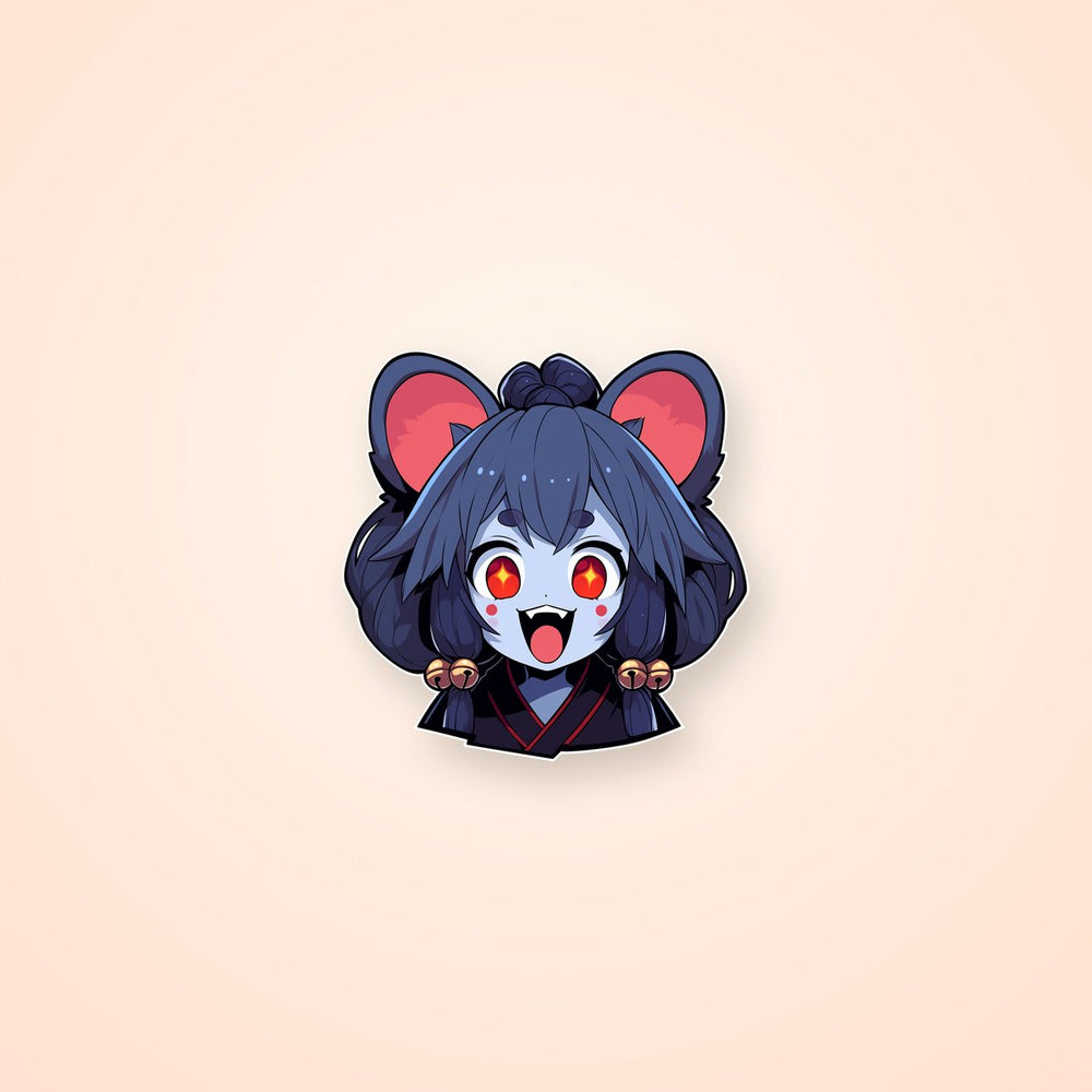 Anime Vampire Mouse Girl Sticker