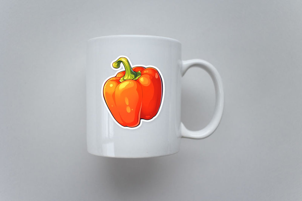 Red Bell Pepper Sticker