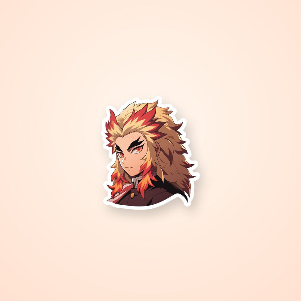 Serious Kyojuro Rengoku Sticker