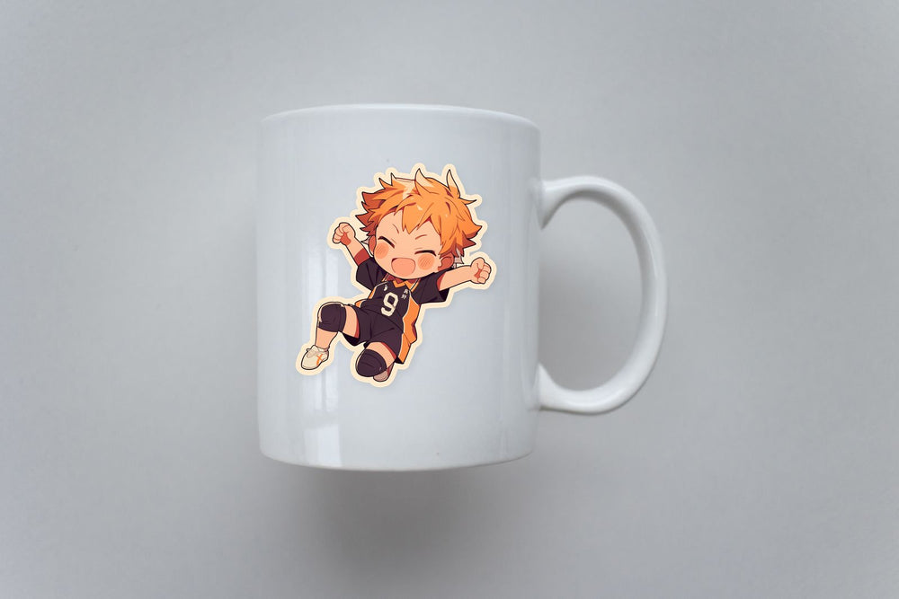 Happy Hinata Haikyuu Chibi Sticker