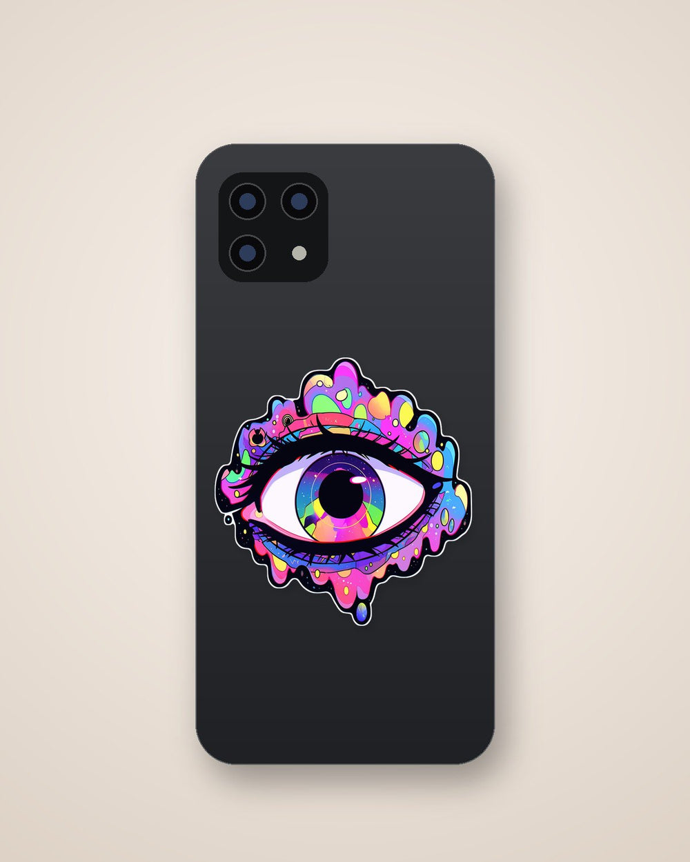 Colorful Trippy Eye Sticker
