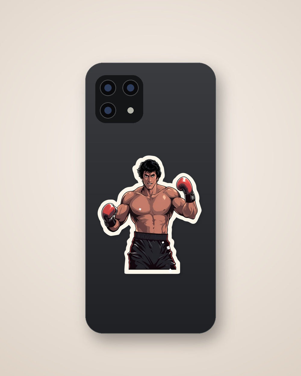 Rocky Balboa in Boxing Gloves Sticker