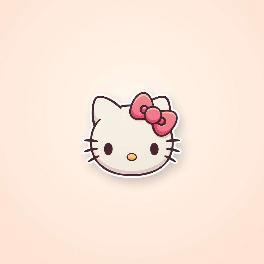 Hello Kitty Head Sticker
