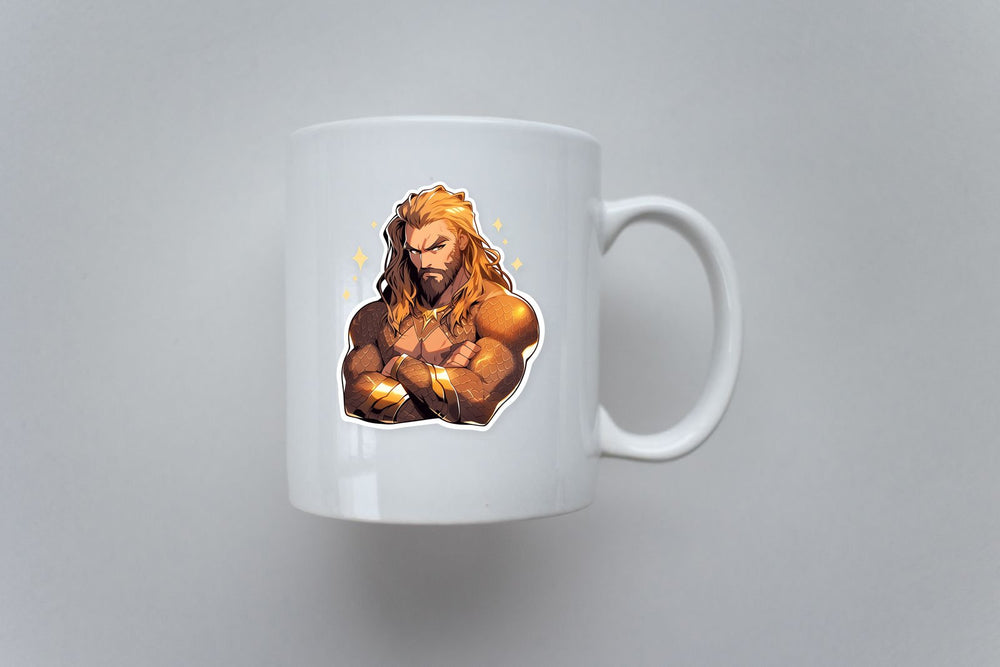 DC Comics Aesthetic Aquaman Sticker