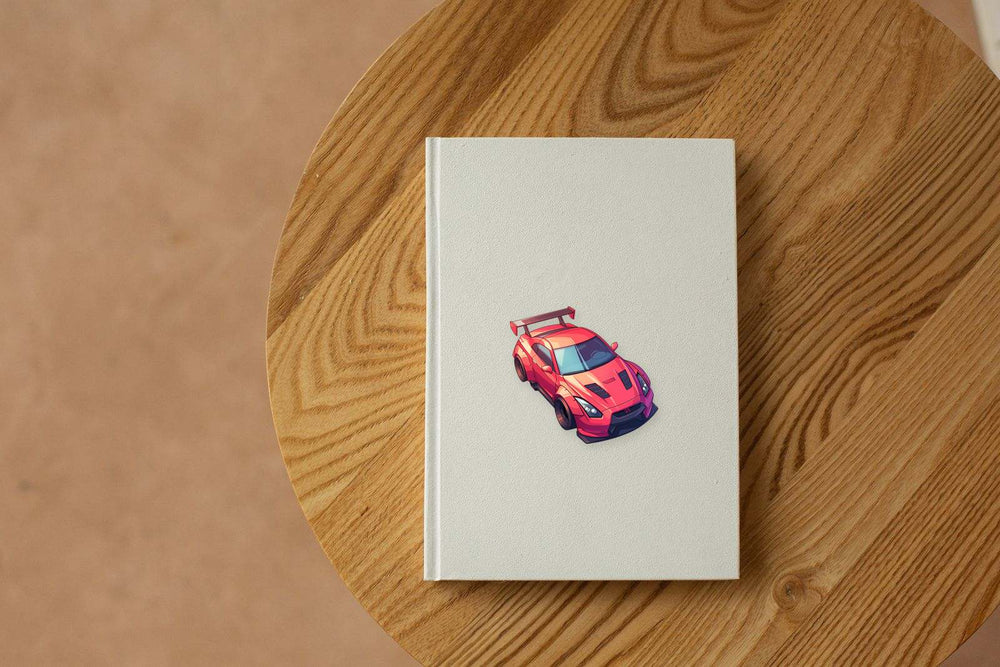 Red Nissan GTR R35 Car Sticker