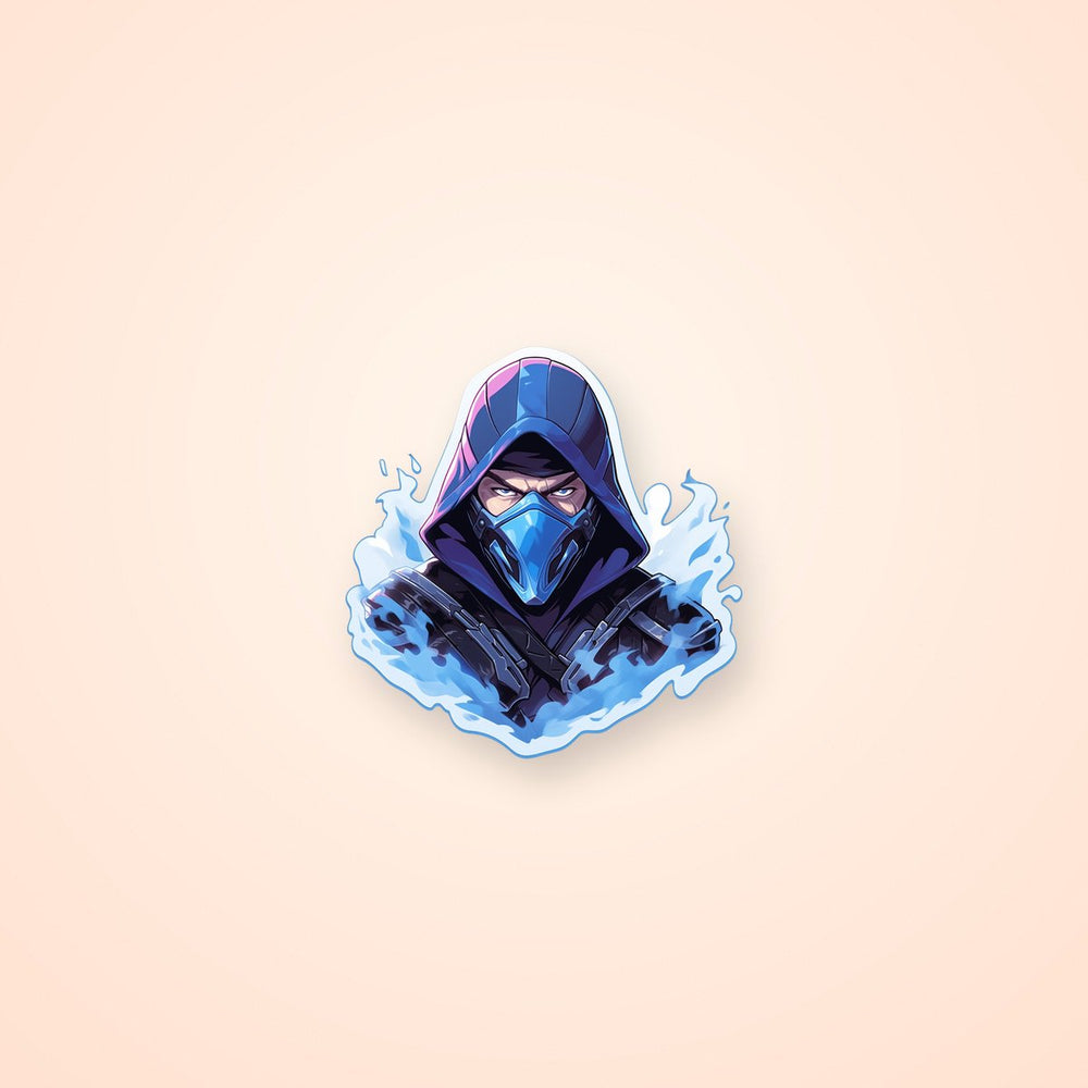 Mortal Kombat Sub-Zero Cold Sticker
