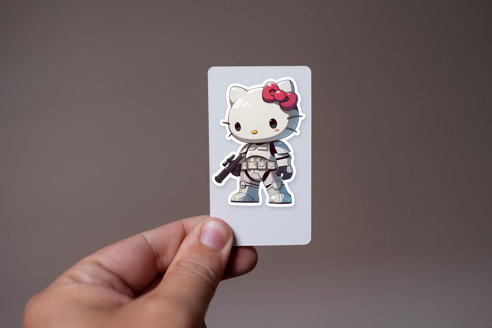 Hello Kitty Stormtrooper Sticker
