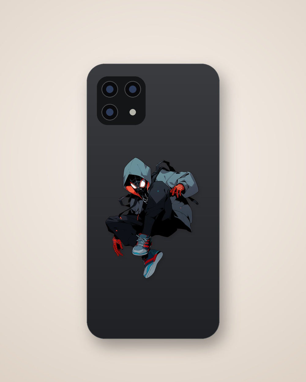 Miles Morales Jumping Aesthetic Sticker