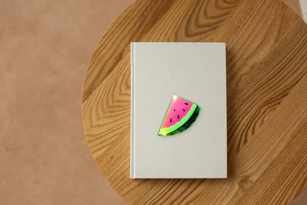 Handful of Watermelon Green Stroke Sticker