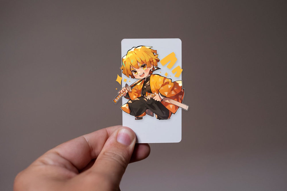 Zenitsu Agatsuma Chibi Demon Slayer Sticker
