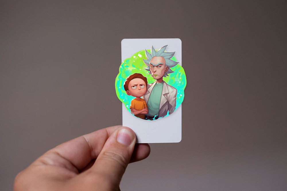 Rick and Morty Green Portal Sticker