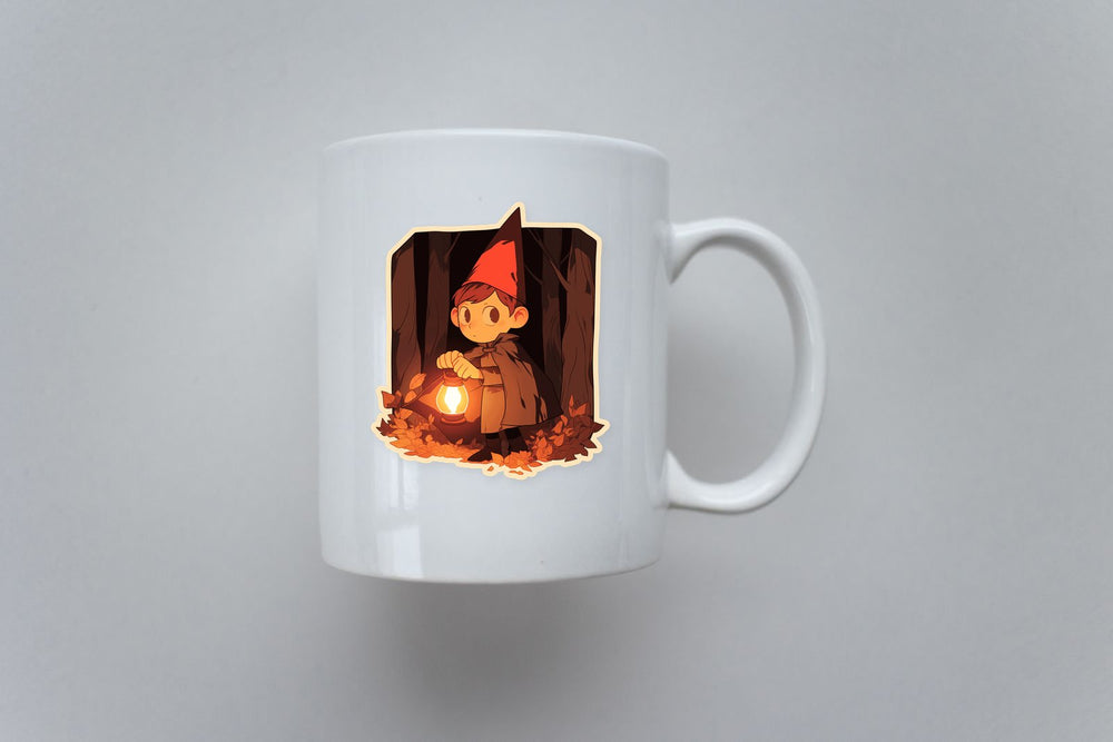Wirt Dark Forest Lantern Fall Sticker