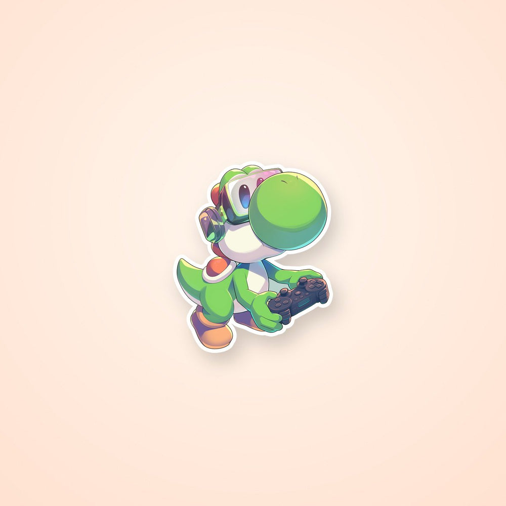 Yoshi Gamer Controller Sticker