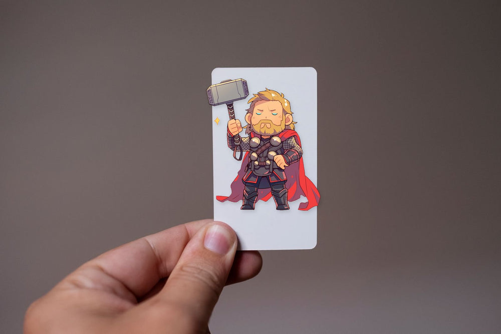 Chibi Thor God of Thunder Sticker