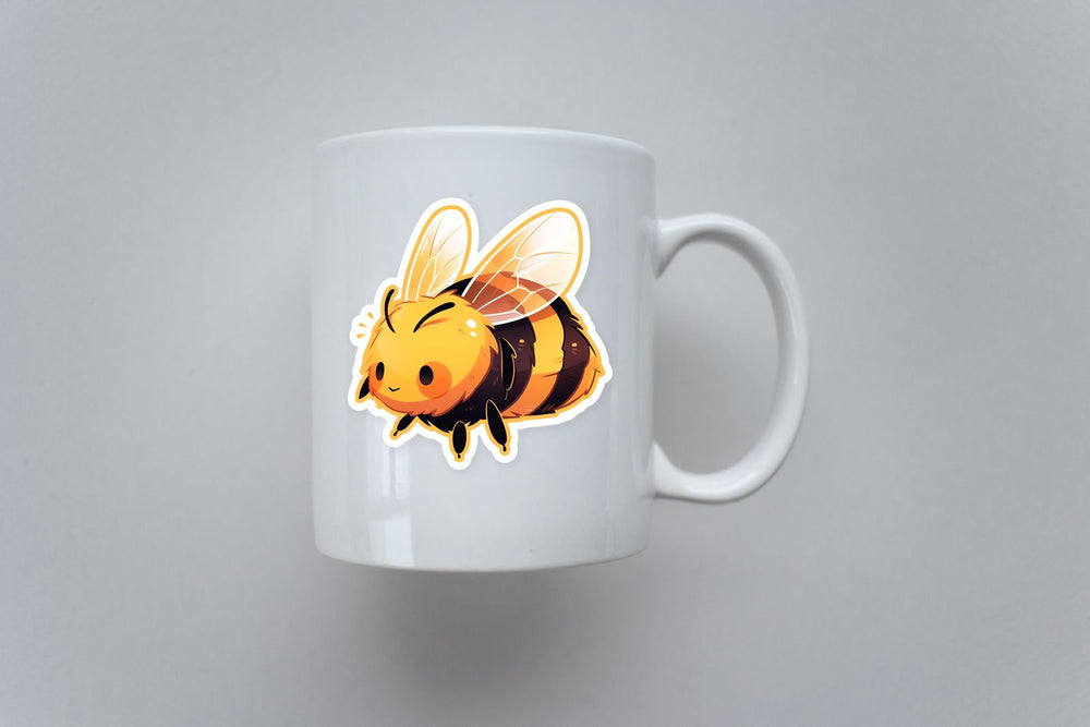 Cute Fat Bee Sticker