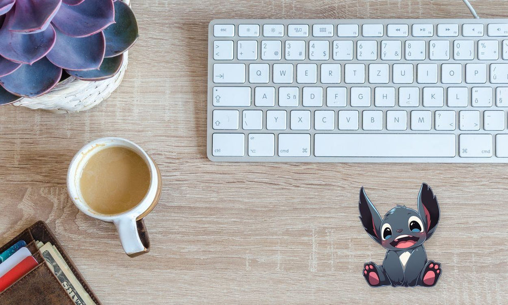 Smile Kid Stitch Sticker