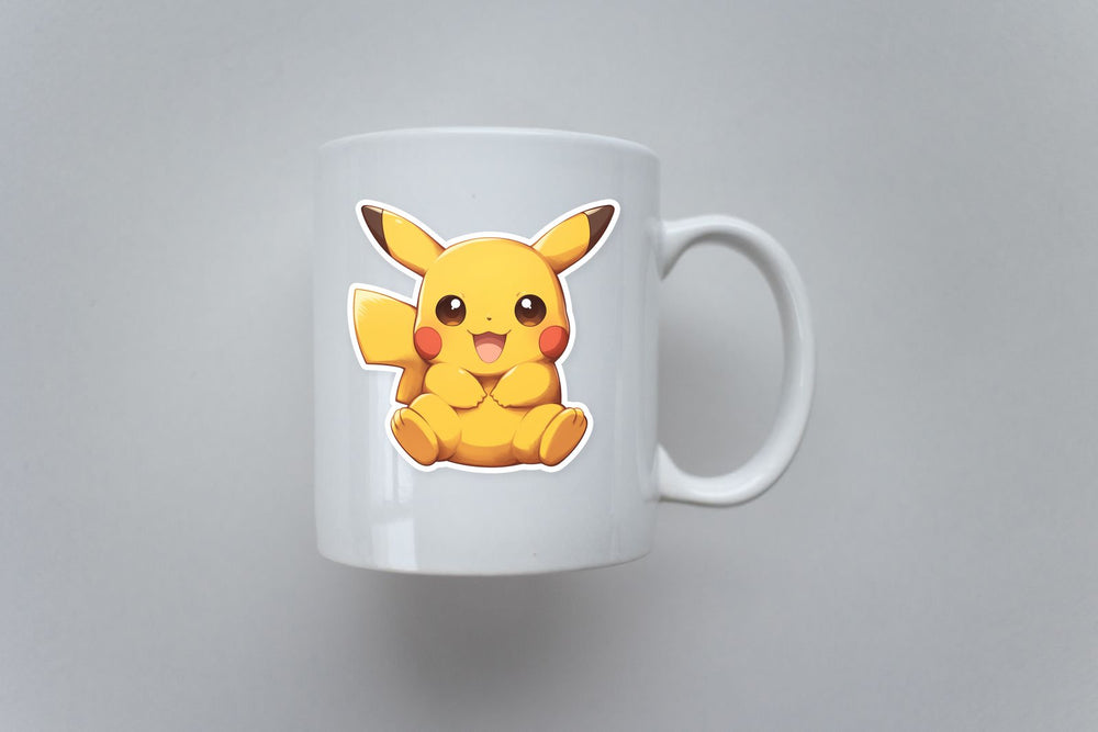 Chibi Pikachu Pokemon Sticker