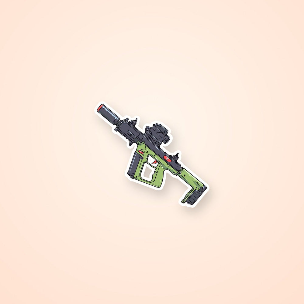 Tactical Paintball Gun Sticker