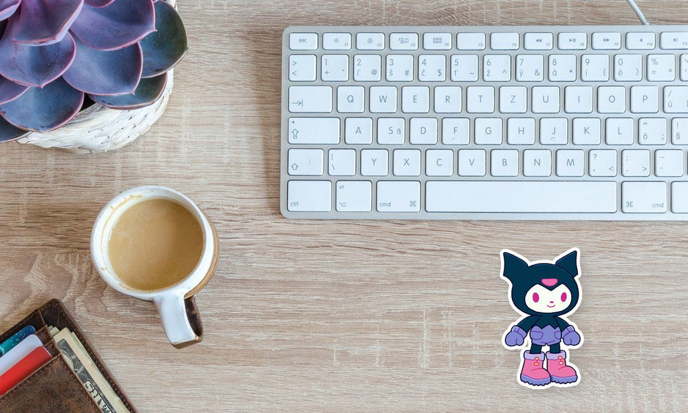 Kuromi Winter Boots Sticker
