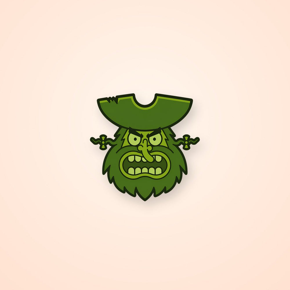 Flying Dutchman Head Spongebob Sticker