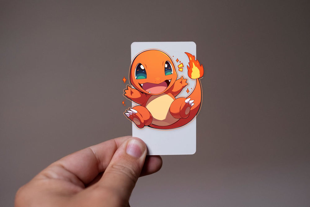 Charmander Happy Jump Sticker