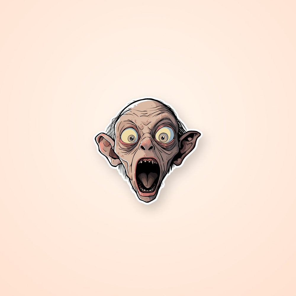 Lord of the Rings Scary Gollum Sticker