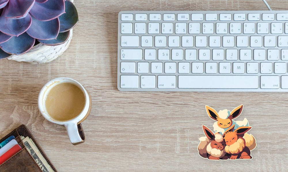 Pokemon Eevee Group Sticker