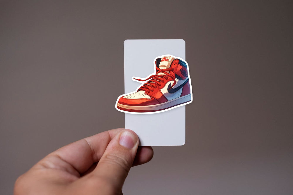 Air Jordan 1 Red Sneaker Sticker