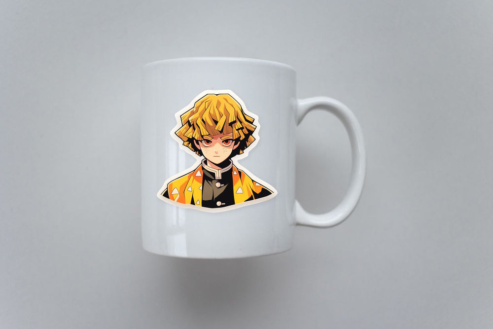 Aesthetic Zenitsu Bust Sticker