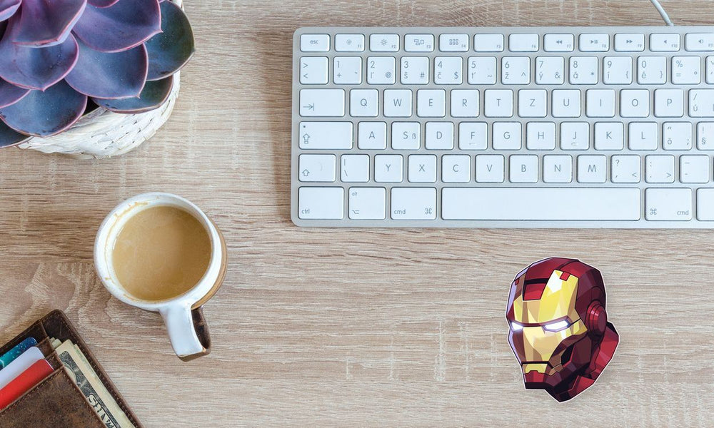 Iron Man Helmet Side Sticker