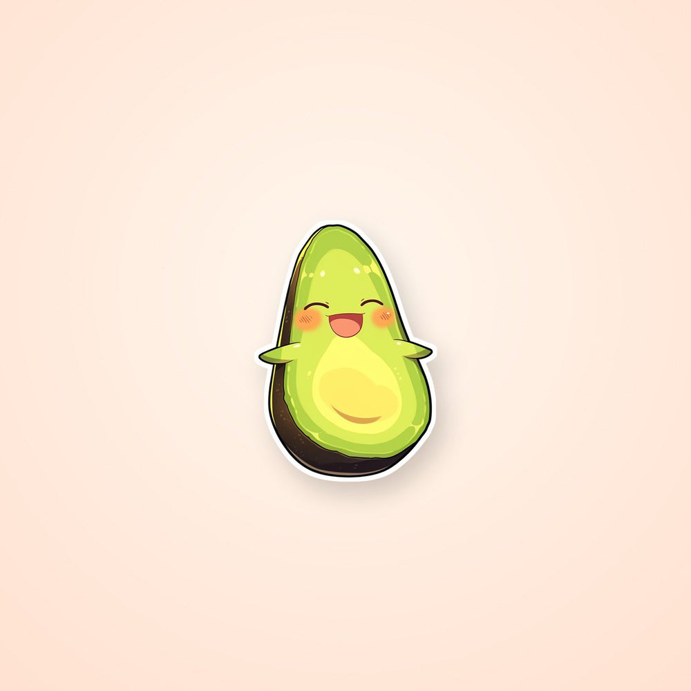Cute Avocado Aesthetic Sticker