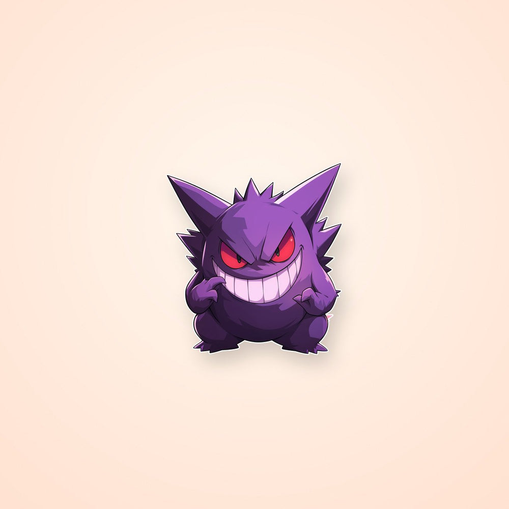 Gengar Evil Grin Sticker