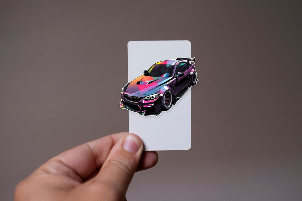 Colorful BMW M3 Sticker